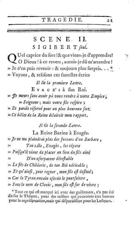 Childéric, tragédie… Childéric, tragédie…