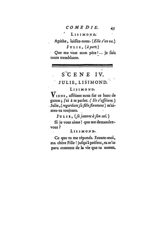 Julie, ou le Bon Père, comédie en trois actes et en prose / par M. D* N**, … Julie, ou le Bon Père, comédie en trois actes et en prose / par M. D* N**, …