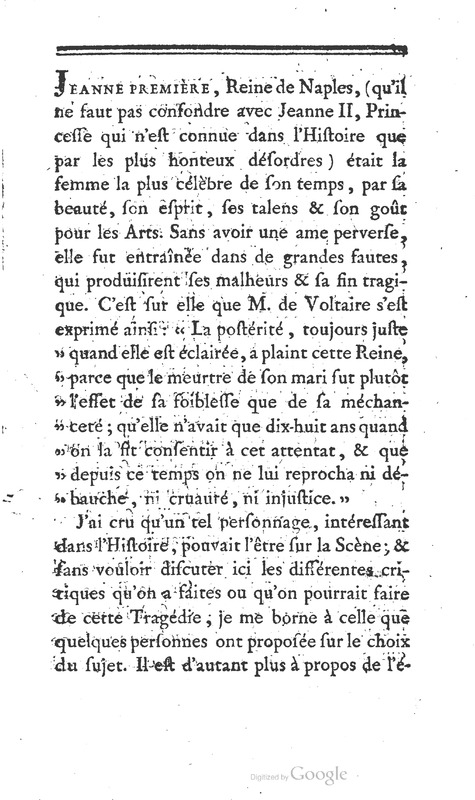 Jeanne de Naples, Tragédie en cinq actes et en vers Jeanne de Naples, Tragédie en cinq actes et en vers