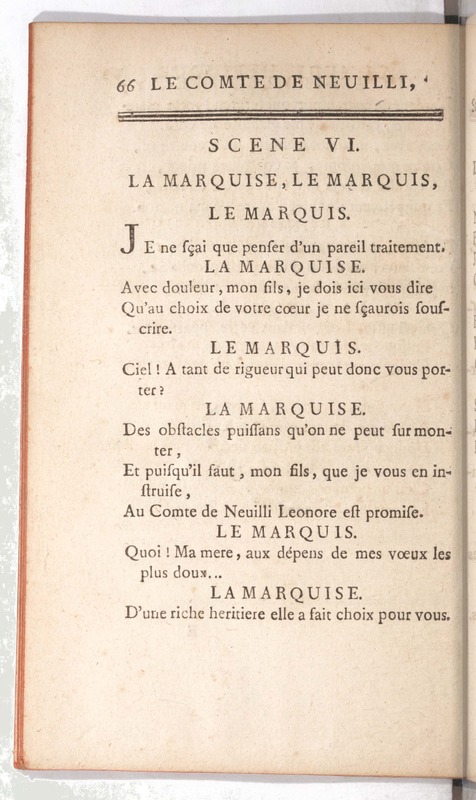 Comte de Neuilli, ou le Duc de Surrey (Le), comédie héroïque de M. de Boissy… Comte de Neuilli, ou le Duc de Surrey (Le), comédie héroïque de M. de Boissy…