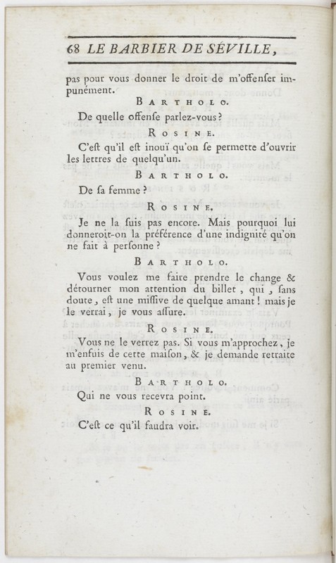 Barbier de Séville, ou la Précaution inutile (Le), comédie en quatre actes ; par M. de Beaumarchais ; représentée & tombée sur le théâtre de la Comédie Françoise aux Tuileries, le 23 de février 1775 Barbier de Séville, ou la Précaution inutile (Le), comédie en quatre actes ; par M. de Beaumarchais ; représentée & tombée sur le théâtre de la Comédie Françoise aux Tuileries, le 23 de février 1775