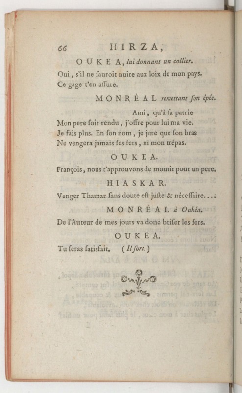Hirza, tragédie, par M. de Sauvigny… (Comédiens ordinaires du Roi, 27 mai 1767) Hirza, tragédie, par M. de Sauvigny… (Comédiens ordinaires du Roi, 27 mai 1767)