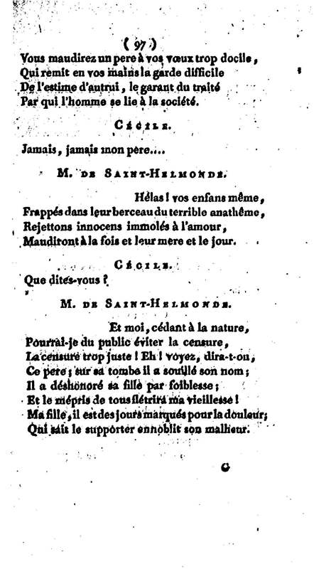 Dangers de l'opinion (Les), drame en cinq actes, en vers