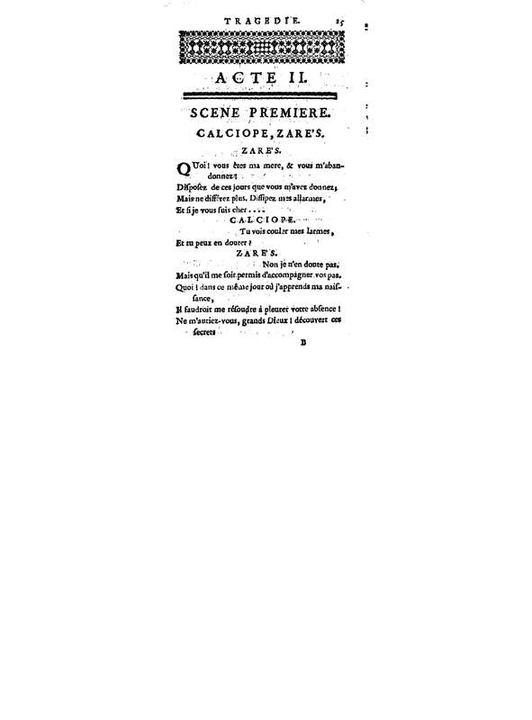 Zarès, tragédie, par M. Palissot de Montenoy, représentée pour la première fois par les Comédiens français, le 3 juin 1751 Zarès, tragédie, par M. Palissot de Montenoy, représentée pour la première fois par les Comédiens français, le 3 juin 1751
