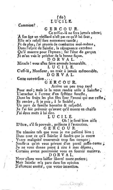 Vieux garçon (Le), comédie en cinq actes, en vers Vieux garçon (Le), comédie en cinq actes, en vers