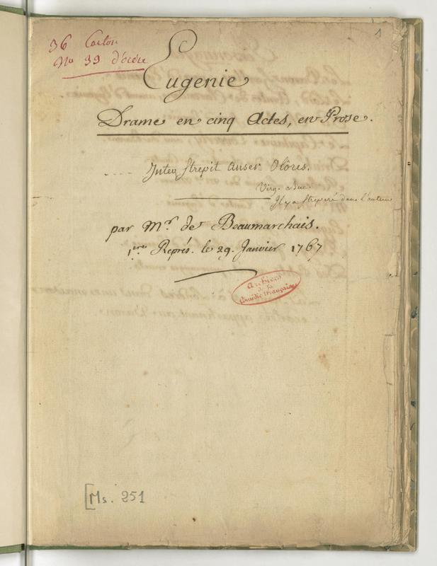 Eugénie, drame en cinq actes et en prose Eugénie, drame en cinq actes et en prose
