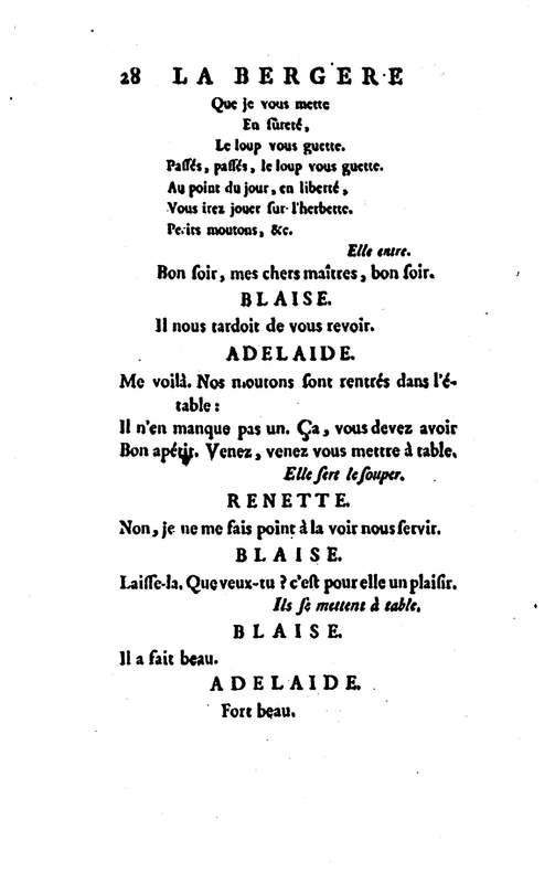 Bergère des Alpes (La), pastorale en trois actes et en vers, mêlée de chants, par M. Marmontel de l'Académie françoise Bergère des Alpes (La), pastorale en trois actes et en vers, mêlée de chants, par M. Marmontel de l'Académie françoise