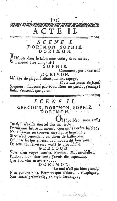 Vieux garçon (Le), comédie en cinq actes, en vers Vieux garçon (Le), comédie en cinq actes, en vers