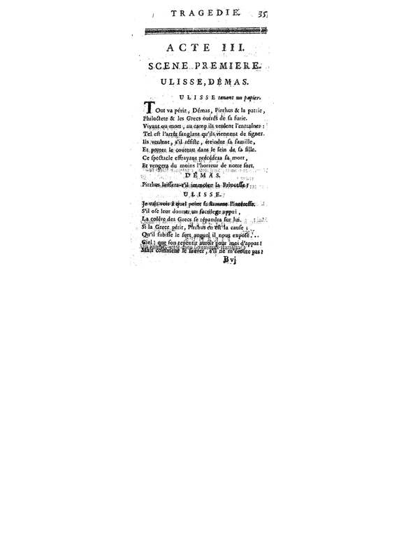 Philoctete, tragedie, par M. de Chateaubrun, de l'Académie françoise Philoctete, tragedie, par M. de Chateaubrun, de l'Académie françoise
