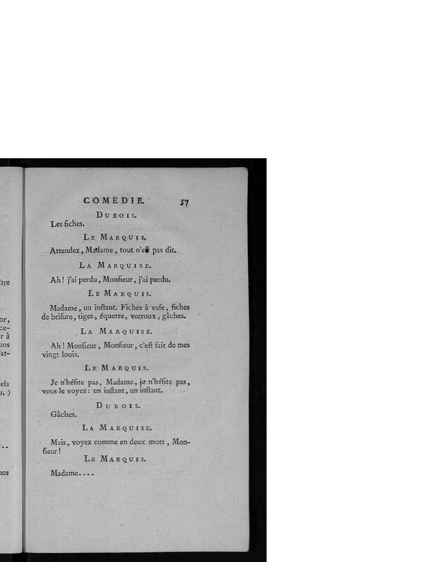 Gageure imprévue (La), comédie en prose et en un acte Gageure imprévue (La), comédie en prose et en un acte