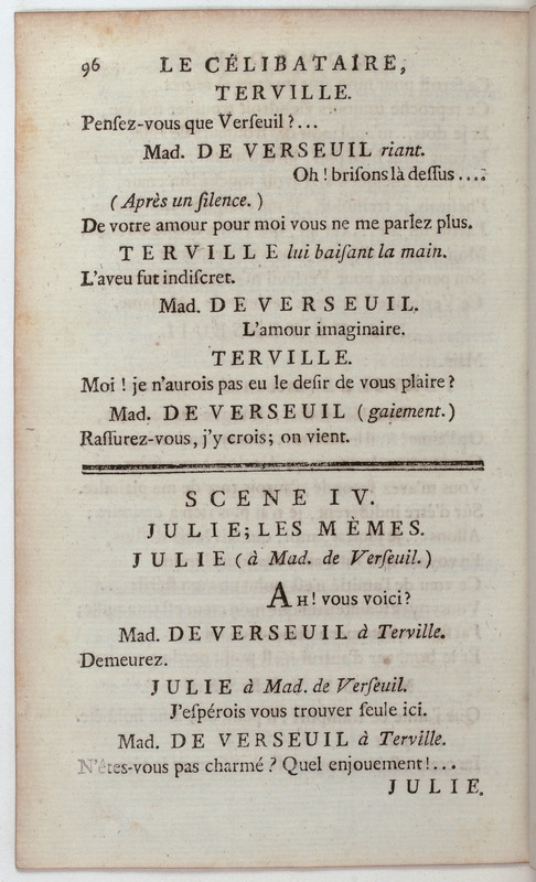 Célibataire (Le), comédie en cinq actes et en vers, représentée pour la première fois par les Comédiens françois, le 20 septembre 1775 Célibataire (Le), comédie en cinq actes et en vers, représentée pour la première fois par les Comédiens françois, le 20 septembre 1775