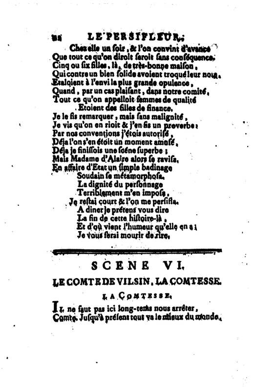 Persifleur (Le), comédie en trois actes et en vers… par M. de Sauvigny Persifleur (Le), comédie en trois actes et en vers… par M. de Sauvigny