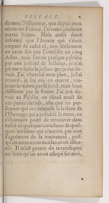Dissipateur, ou l'Honneste Friponne (Le), comédie Dissipateur, ou l'Honneste Friponne (Le), comédie