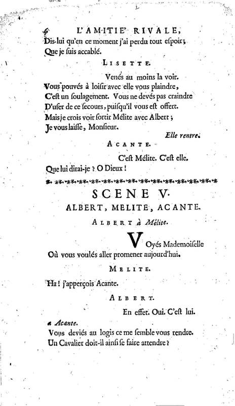 Amitié rivale (L'), comédie en vers et en cinq actes, par M. Fagan…