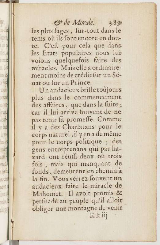Essais du chevalier Bacon, chancelier d'Angleterre, sur divers sujets de politique, et de morale