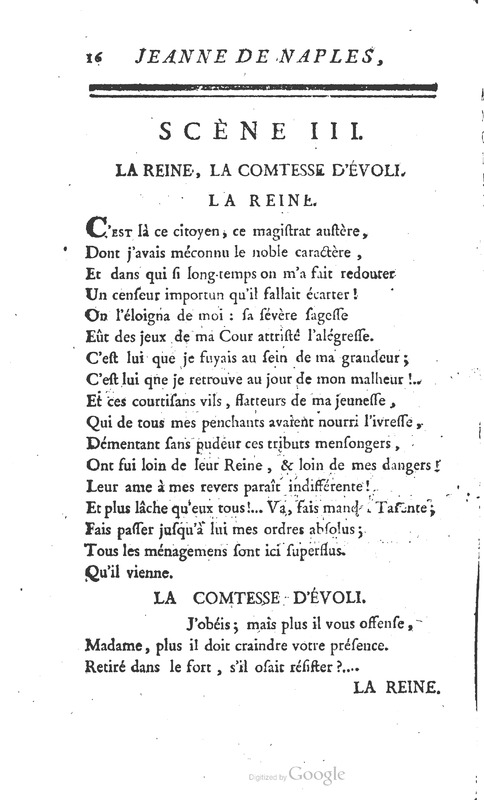 Jeanne de Naples, Tragédie en cinq actes et en vers Jeanne de Naples, Tragédie en cinq actes et en vers