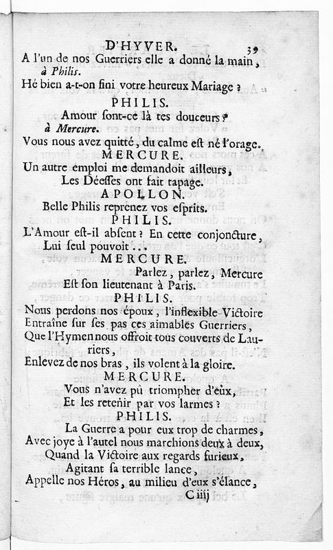 Quartier d'hyver (Le), comédie en un acte et en vers, représentée pour la première fois par les Comédiens françois ordinaires du Roi, le 4 décembre 1744 Quartier d'hyver (Le), comédie en un acte et en vers, représentée pour la première fois par les Comédiens françois ordinaires du Roi, le 4 décembre 1744
