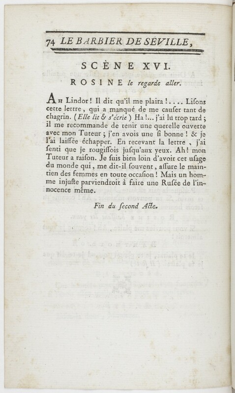 Barbier de Séville, ou La précaution inutile (Le), comédie en quatre actes