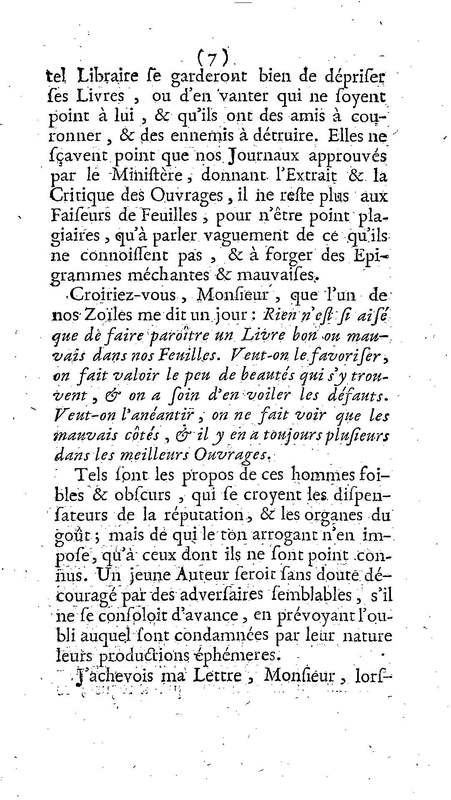 Lettre de l'auteur de Paros [Gabriel Mailhol] à M. le Mis de M… sur les critiques de cette tragédie insérées dans les feuilles périodiques