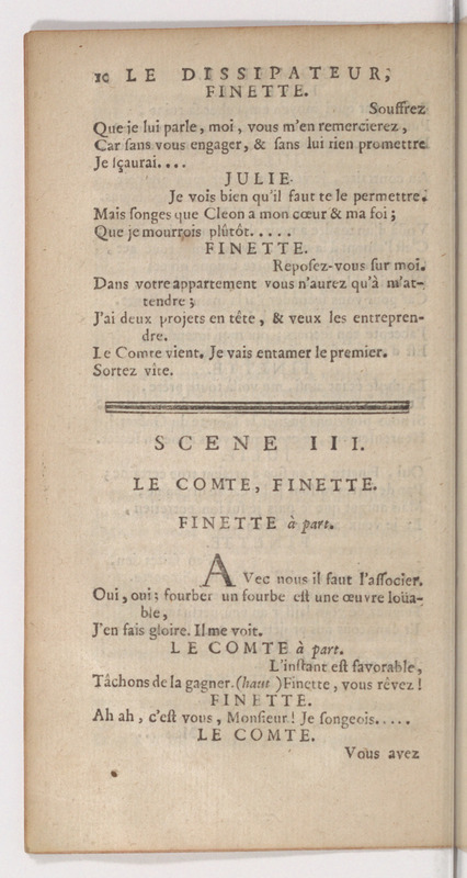 Dissipateur, ou l'Honneste Friponne (Le), comédie Dissipateur, ou l'Honneste Friponne (Le), comédie