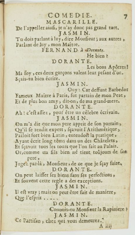Rapinière, ou l'Intéressé (La), comédie, par M. de Barquebois. Avec les vers retranchés
