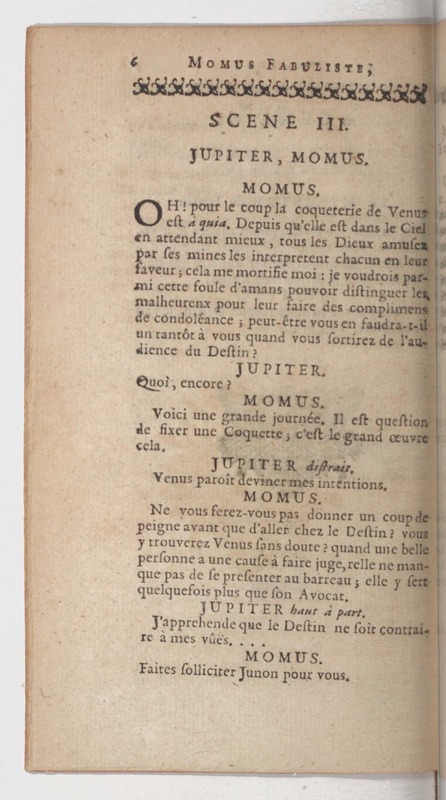 Momus fabuliste, ou les Noces de Vulcain, comédie Momus fabuliste, ou les Noces de Vulcain, comédie