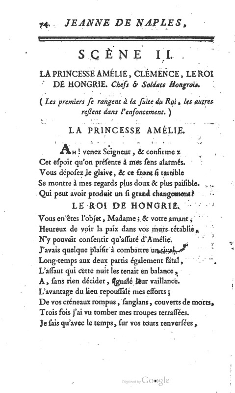 Jeanne de Naples, Tragédie en cinq actes et en vers Jeanne de Naples, Tragédie en cinq actes et en vers