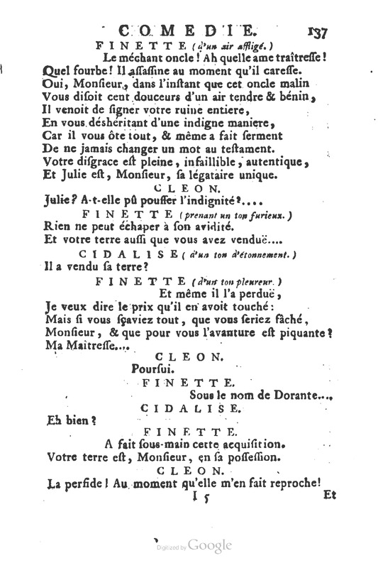 Dissipateur ou l’honnête-friponne (Le), comédie Dissipateur ou l’honnête-friponne (Le), comédie
