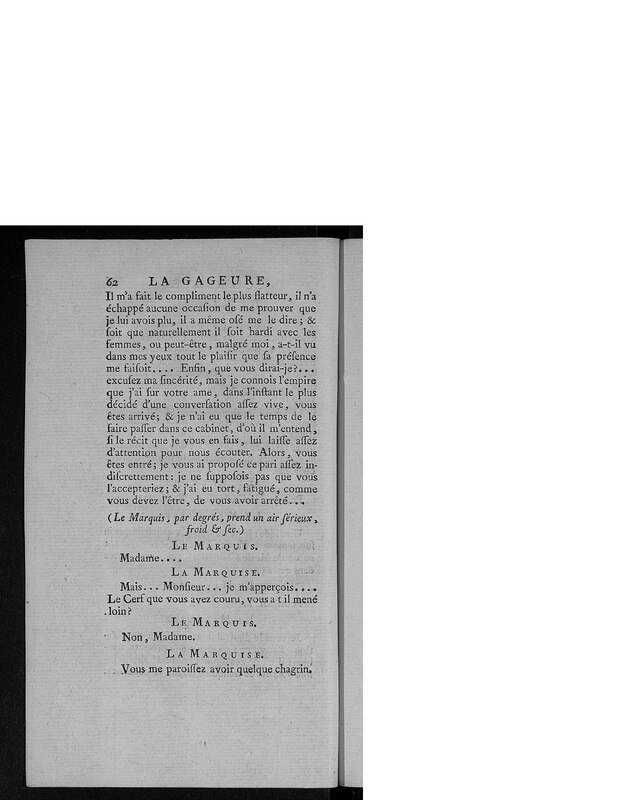 Gageure imprévue (La), comédie en prose et en un acte