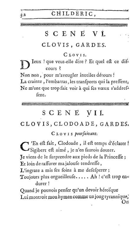 Childéric, tragédie… Childéric, tragédie…