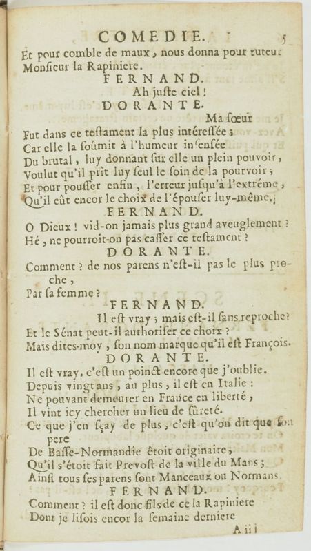 Rapinière, ou l'Intéressé (La), comédie, par M. de Barquebois. Avec les vers retranchés Rapinière, ou l'Intéressé (La), comédie, par M. de Barquebois. Avec les vers retranchés