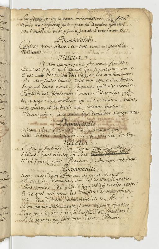 Nitetis, tragédie en cinq actes et en vers