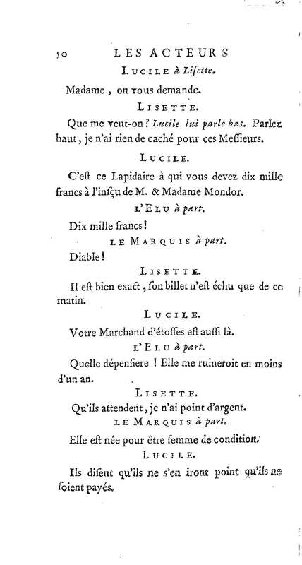 Acteurs déplacés ou l'Amant comedien (Les). Comedie en un acte. Avec un prologue & un divertissement. Représentée pour la premiere fois par les Comédiens ordinaires du Roi, le 14 octobre 1735…