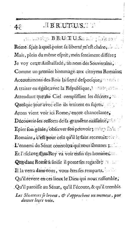 Brutus de M. de Voltaire (Le), avec un Discours sur la tragédie Brutus de M. de Voltaire (Le), avec un Discours sur la tragédie