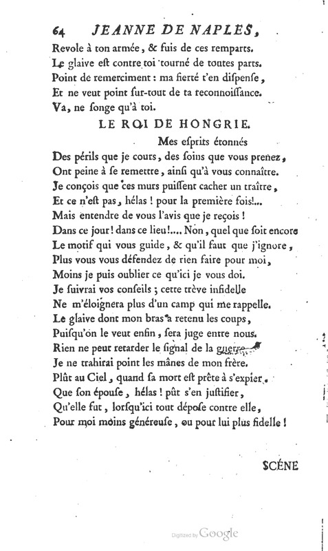 Jeanne de Naples, Tragédie en cinq actes et en vers Jeanne de Naples, Tragédie en cinq actes et en vers
