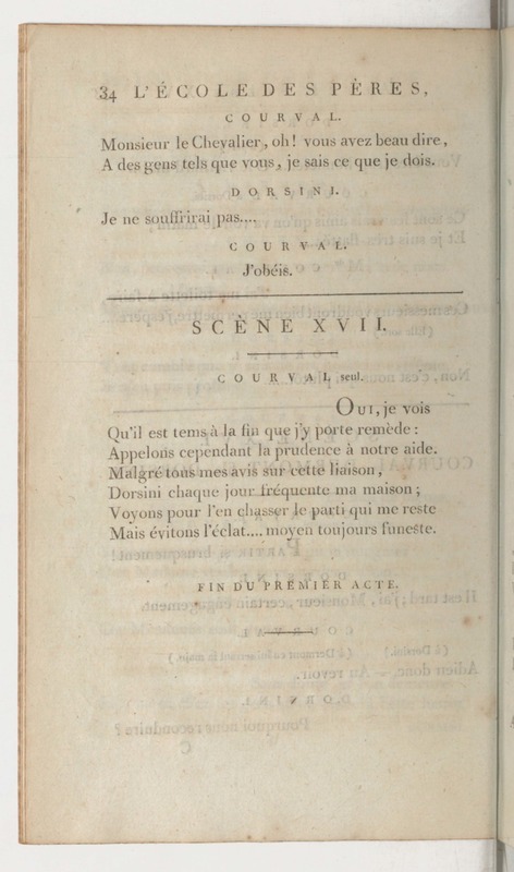École des pères (L'), comédie en cinq actes, en vers, par M. Pieyre