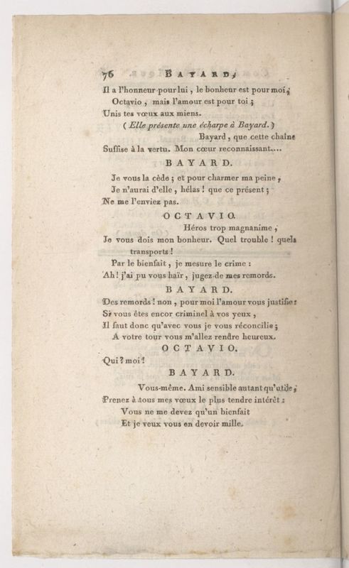 Bayard, ou Le Siège de Mézière, comédie héroïque en trois actes et en vers, mêlée d'intermèdes Bayard, ou Le Siège de Mézière, comédie héroïque en trois actes et en vers, mêlée d'intermèdes