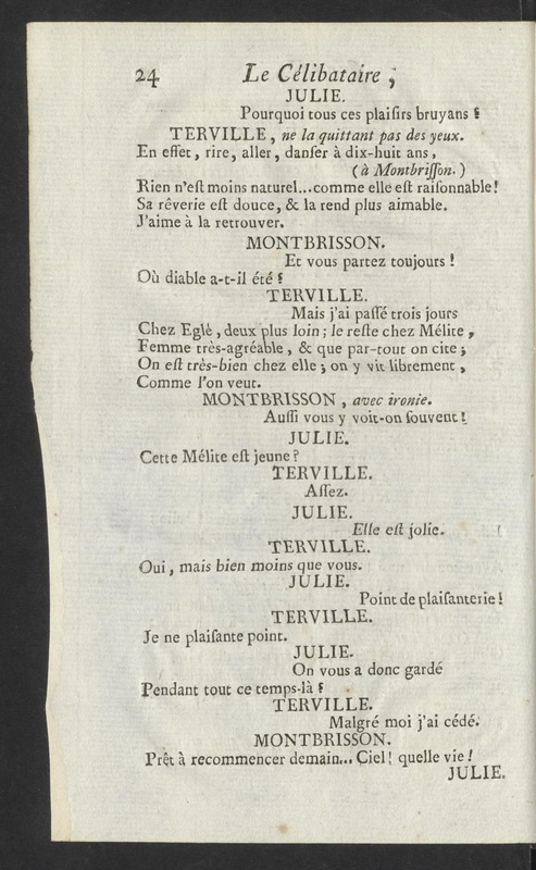 Célibataire (Le), comédie en cinq actes et en vers
