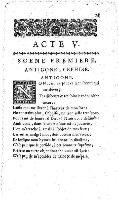 Téglis, tragédie représentée pour la première fois par les Comédiens ordinaires du Roi, le 19 septembre 1735 Téglis, tragédie représentée pour la première fois par les Comédiens ordinaires du Roi, le 19 septembre 1735