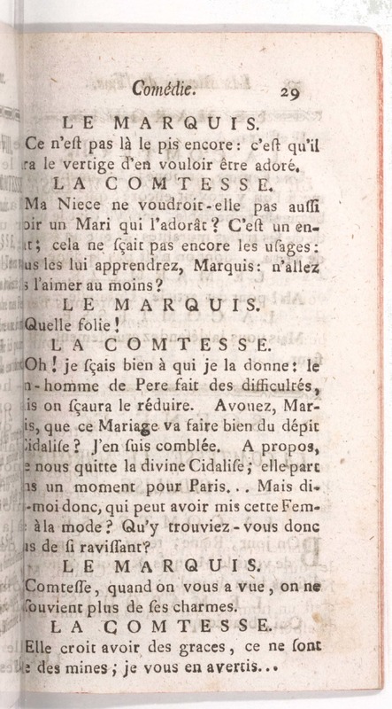 Mœurs du tems (Les), comédie en un acte Mœurs du tems (Les), comédie en un acte
