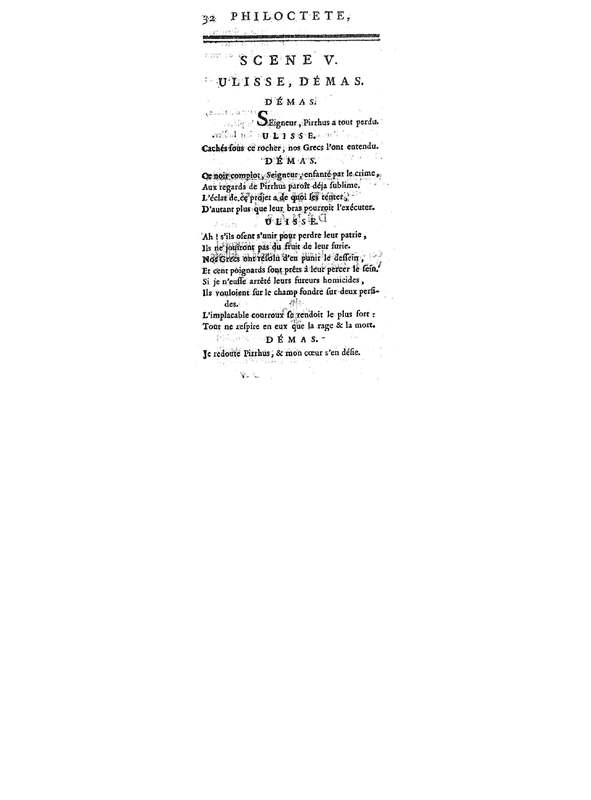 Philoctete, tragedie, par M. de Chateaubrun, de l'Académie françoise