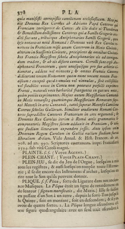 Dictionnaire de musique par Jean-Jacques Rousseau Dictionnaire de musique par Jean-Jacques Rousseau