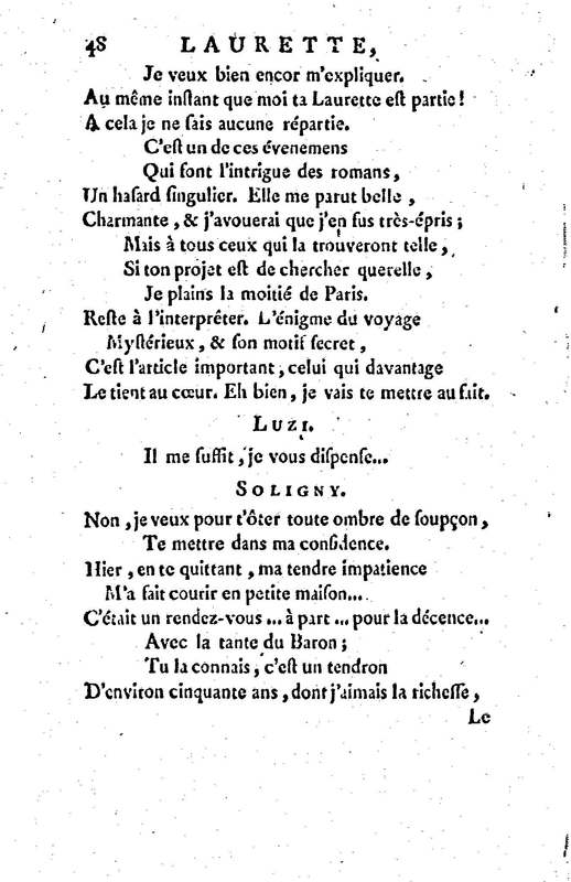 Laurette, comédie en trois actes et en vers, tirée des Contes de M. Marmontel Laurette, comédie en trois actes et en vers, tirée des Contes de M. Marmontel