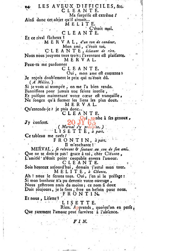 Aveux difficiles (Les), comédie en un acte et en vers