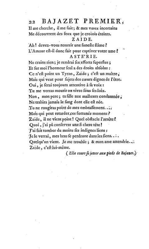 Bajazet premier, tragédie par M. le chevalier de P*** Bajazet premier, tragédie par M. le chevalier de P***