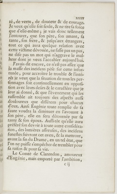 Eugénie, drame en cinq actes en prose, enrichi de figures en taille-douce ; avec un Essai sur le drame sérieux Eugénie, drame en cinq actes en prose, enrichi de figures en taille-douce ; avec un Essai sur le drame sérieux