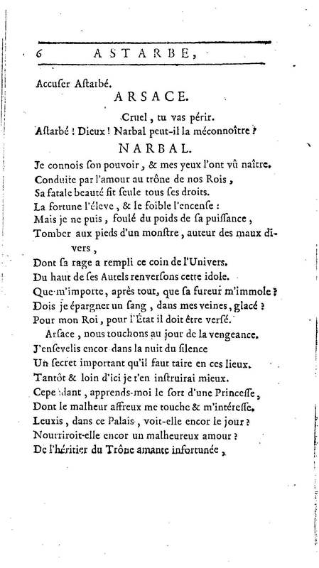 Astarbé, tragédie, par M. Colardeau. Représentée pour la première fois par les Comédiens françois ordinaires du Roi, le 27 février 1758 Astarbé, tragédie, par M. Colardeau. Représentée pour la première fois par les Comédiens françois ordinaires du Roi, le 27 février 1758