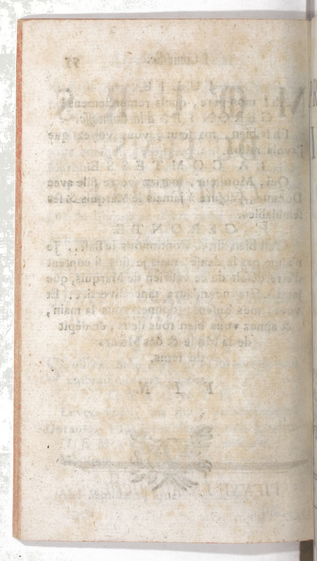 Mœurs du tems (Les), comédie en un acte Mœurs du tems (Les), comédie en un acte