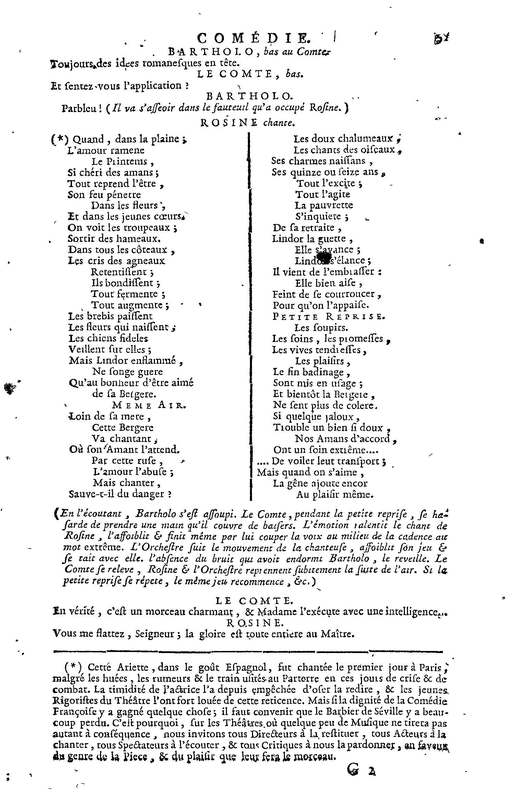 Barbier de Séville, ou la Précaution inutile (Le), comédie en quatre actes, par M. de Beaumarchais, représentée sur le théâtre de la Comédie Française le 23 février 1775 (avec une Lettre modérée sur la chute et la critique du Barbier de Séville) Barbier de Séville, ou la Précaution inutile (Le), comédie en quatre actes, par M. de Beaumarchais, représentée sur le théâtre de la Comédie Française le 23 février 1775 (avec une Lettre modérée sur la chute et la critique du Barbier de Séville)