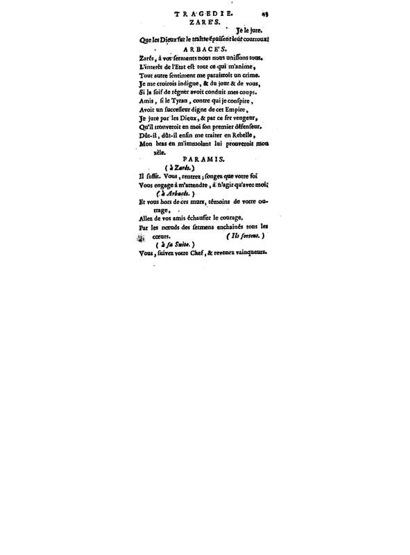Zarès, tragédie, par M. Palissot de Montenoy, représentée pour la première fois par les Comédiens français, le 3 juin 1751 Zarès, tragédie, par M. Palissot de Montenoy, représentée pour la première fois par les Comédiens français, le 3 juin 1751